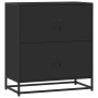 Aparador de madera de ingeniería negro 68x35x76 cm de , Aparadores - Ref: Foro24-848989, Precio: 82,85 €, Descuento: %