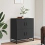 Aparador de madera de ingeniería negro 68x35x76 cm de , Aparadores - Ref: Foro24-848989, Precio: 82,85 €, Descuento: %