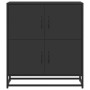 Aparador de madera de ingeniería negro 68x35x76 cm de , Aparadores - Ref: Foro24-848989, Precio: 82,85 €, Descuento: %