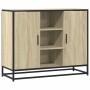 Aparador de madera de ingeniería roble Sonoma 92x35x76 cm de , Aparadores - Ref: Foro24-849015, Precio: 85,73 €, Descuento: %