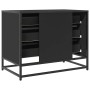 Cajonera de madera contrachapada negro 70x41x56 cm de , Cajoneras - Ref: Foro24-849074, Precio: 92,96 €, Descuento: %