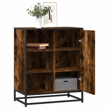 Aparador de madera de ingeniería roble ahumado 62x35x76 cm de , Aparadores - Ref: Foro24-848996, Precio: 80,24 €, Descuento: %