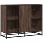 Aparador madera contrachapada marrón roble 94x35x76 cm de , Aparadores - Ref: Foro24-849008, Precio: 96,53 €, Descuento: %