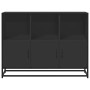 Aparador de madera de ingeniería negro 100x35x76 cm de , Aparadores - Ref: Foro24-849029, Precio: 108,23 €, Descuento: %