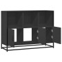 Aparador de madera de ingeniería negro 100x35x76 cm de , Aparadores - Ref: Foro24-849029, Precio: 108,23 €, Descuento: %