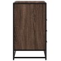 Cómoda de madera contrachapada roble marrón 70x41x70 cm de , Cajoneras - Ref: Foro24-849088, Precio: 122,19 €, Descuento: %