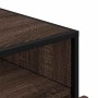 Cómoda de madera contrachapada roble marrón 70x41x70 cm de , Cajoneras - Ref: Foro24-849088, Precio: 122,19 €, Descuento: %
