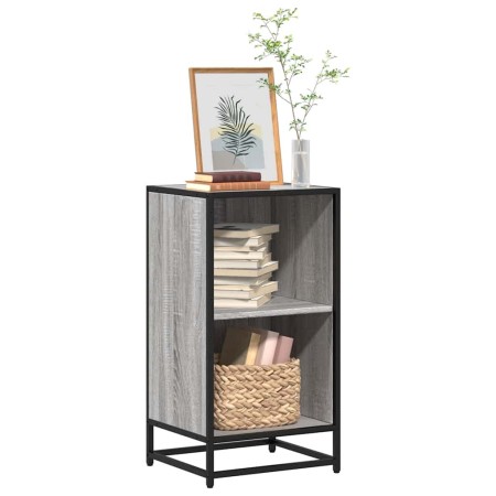 Estantería madera contrachapada gris sonoma 40x35x76 cm de , Librerías y estanterías - Ref: Foro24-849097, Precio: 56,19 €, D...