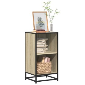 Estantería madera contrachapada color roble 40x35x76 cm de , Librerías y estanterías - Ref: Foro24-849095, Precio: 55,43 €, D...