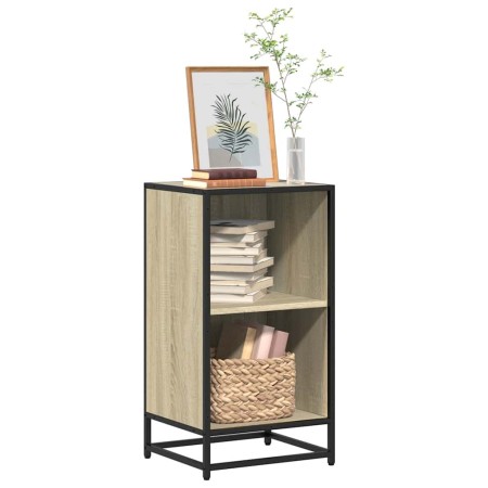 Estantería madera contrachapada color roble 40x35x76 cm de , Librerías y estanterías - Ref: Foro24-849095, Precio: 55,43 €, D...