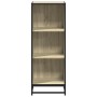 Armario de libros contrachapada color roble 40x35x107,5 cm de , Librerías y estanterías - Ref: Foro24-849110, Precio: 71,24 €...