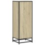 Armario de libros contrachapada color roble 40x35x107,5 cm de , Librerías y estanterías - Ref: Foro24-849110, Precio: 71,24 €...
