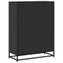Estantería madera ingeniería negra 80,5x35x107,5 cm de , Librerías y estanterías - Ref: Foro24-849119, Precio: 100,21 €, Desc...