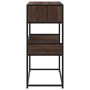 Mesa consola madera de ingeniería marrón roble 90x35x80 cm de , Mesas auxiliares - Ref: Foro24-849173, Precio: 66,09 €, Descu...