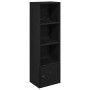 Estantería de madera de ingeniería roble negro 31x24x102 cm de , Librerías y estanterías - Ref: Foro24-860338, Precio: 50,20 ...