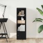 Estantería de madera de ingeniería roble negro 31x24x102 cm de , Librerías y estanterías - Ref: Foro24-860338, Precio: 50,20 ...