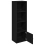 Estantería de madera de ingeniería roble negro 31x24x102 cm de , Librerías y estanterías - Ref: Foro24-860338, Precio: 50,20 ...
