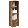 Estantería madera de ingeniería color envejecido 31x24x102 cm de , Librerías y estanterías - Ref: Foro24-860344, Precio: 51,6...