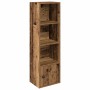 Estantería madera de ingeniería color envejecido 31x24x102 cm de , Librerías y estanterías - Ref: Foro24-860344, Precio: 51,6...