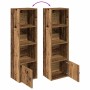 Estantería madera de ingeniería color envejecido 31x24x102 cm de , Librerías y estanterías - Ref: Foro24-860344, Precio: 51,6...
