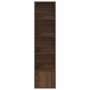 Estantería madera de ingeniería marrón roble 31x24x127 cm de , Librerías y estanterías - Ref: Foro24-860352, Precio: 54,40 €,...