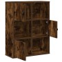 Estantería madera de ingeniería roble ahumado 60x24x76,5 cm de , Librerías y estanterías - Ref: Foro24-860386, Precio: 62,50 ...