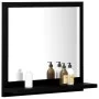 Espejo de baño madera contrachapada negro 40x10,5x37 cm de vidaXL, Tocadores de baño - Ref: Foro24-804554, Precio: 28,58 €, D...