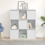 Estantería de madera de ingeniería blanca 89x24x101,5 cm de , Librerías y estanterías - Ref: Foro24-860400, Precio: 98,87 €, ...