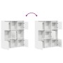 Estantería de madera de ingeniería blanca 89x24x101,5 cm de , Librerías y estanterías - Ref: Foro24-860400, Precio: 98,87 €, ...