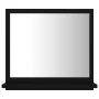 Espejo de baño madera contrachapada negro 40x10,5x37 cm de vidaXL, Tocadores de baño - Ref: Foro24-804554, Precio: 28,58 €, D...