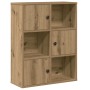 Estantería de madera de ingeniería roble artisan 60x24x76,5 cm de , Librerías y estanterías - Ref: Foro24-860390, Precio: 65,...