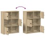 Estantería madera de ingeniería roble sonoma 60x24x76,5 cm de , Librerías y estanterías - Ref: Foro24-860384, Precio: 69,67 €...