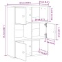 Estantería madera de ingeniería roble sonoma 60x24x76,5 cm de , Librerías y estanterías - Ref: Foro24-860384, Precio: 69,67 €...