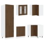 Mueble cocina Kalmar roble marrón 14 pzas madera contrachapada de , Armarios de cocina - Ref: Foro24-3314978, Precio: 1,00 €,...