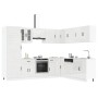 Mueble cocina Kalmar blanco brillo 14 pzas madera contrachapada de , Armarios de cocina - Ref: Foro24-3314973, Precio: 1,00 €...