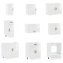 Mueble cocina Kalmar blanco brillo 14 pzas madera contrachapada de , Armarios de cocina - Ref: Foro24-3314973, Precio: 1,00 €...