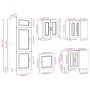 Mueble cocina Kalmar blanco brillo 14 pzas madera contrachapada de , Armarios de cocina - Ref: Foro24-3314973, Precio: 1,00 €...