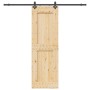 Puerta corredera con herrajes madera maciza de pino 70x210 cm de , Puertas - Ref: Foro24-3332730, Precio: 183,50 €, Descuento: %