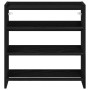 Mueble zapatero madera contrachapada negro 60x25x62 cm de , Zapateros y organizadores de calzado - Ref: Foro24-859888, Precio...