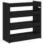 Mueble zapatero madera contrachapada negro 60x25x62 cm de , Zapateros y organizadores de calzado - Ref: Foro24-859888, Precio...