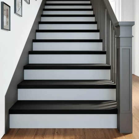 Peldaños de escalera 20 uds madera maciza roble marrón oscuro de , Alfombrillas para escalones - Ref: Foro24-3283064, Precio:...