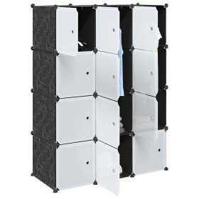Organizador cubos de almacenamiento 12cubos varillas colgar PP de , Almacenamiento de ropa y armarios - Ref: Foro24-4019582, ...