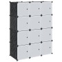 Organizador cubos de almacenamiento 12cubos varillas colgar PP de , Almacenamiento de ropa y armarios - Ref: Foro24-4019582, ...