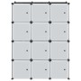 Organizador cubos de almacenamiento 12cubos varillas colgar PP de , Almacenamiento de ropa y armarios - Ref: Foro24-4019582, ...