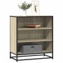 Aparador madera ingeniería y metal roble Sonoma 68x35x76 cm de , Aparadores - Ref: Foro24-848975, Precio: 77,79 €, Descuento: %