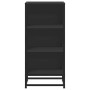 Aparador de madera de ingeniería y metal negro 35,5x35x76 cm de , Aparadores - Ref: Foro24-848949, Precio: 53,70 €, Descuento: %
