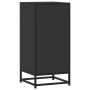 Aparador de madera de ingeniería y metal negro 35,5x35x76 cm de , Aparadores - Ref: Foro24-848949, Precio: 53,70 €, Descuento: %