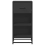 Aparador de madera de ingeniería y metal negro 35,5x35x76 cm de , Aparadores - Ref: Foro24-848954, Precio: 57,54 €, Descuento: %