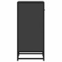 Aparador de madera de ingeniería y metal negro 35,5x35x76 cm de , Aparadores - Ref: Foro24-848954, Precio: 57,54 €, Descuento: %