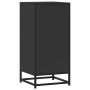 Aparador de madera de ingeniería y metal negro 35,5x35x76 cm de , Aparadores - Ref: Foro24-848954, Precio: 57,54 €, Descuento: %